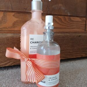 Bath & Body Works AROMA Orange & Ginger Essential Oil Mist and Lotion Set